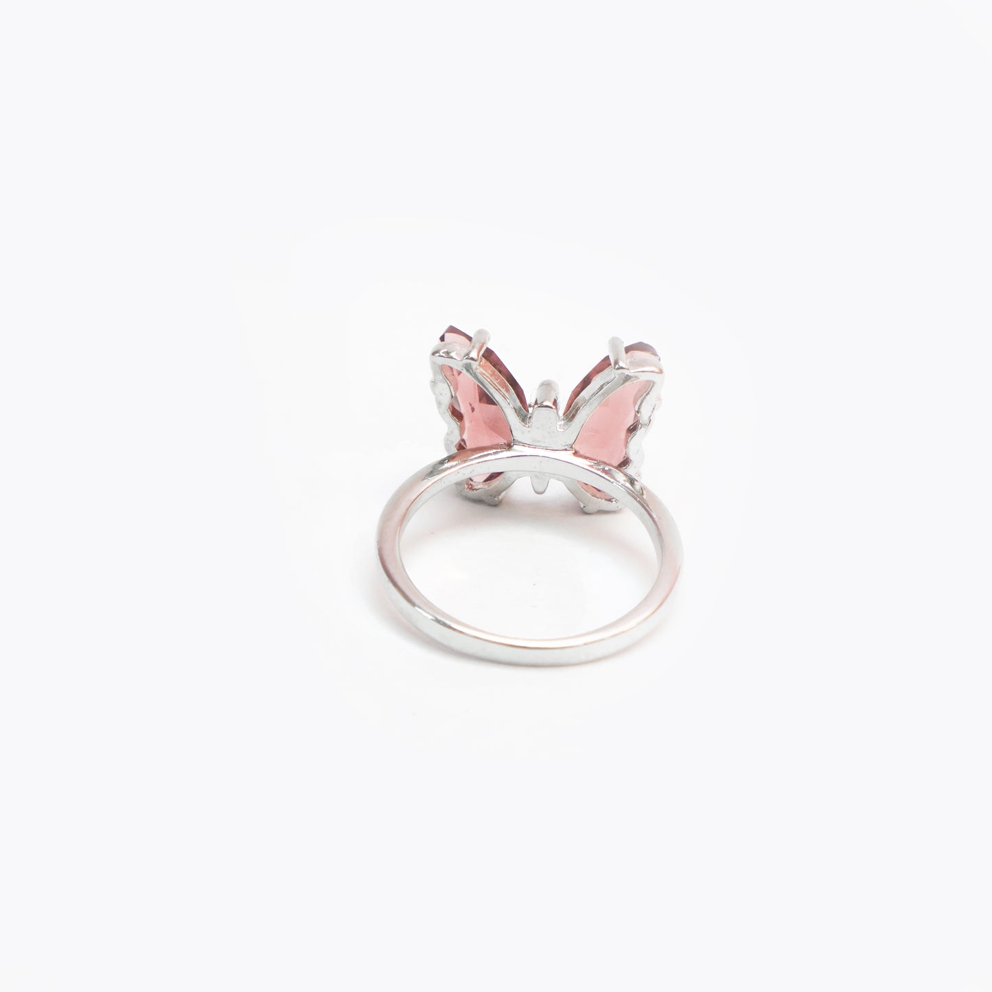 BUTTERFLY POP COLOUR SILVER RING