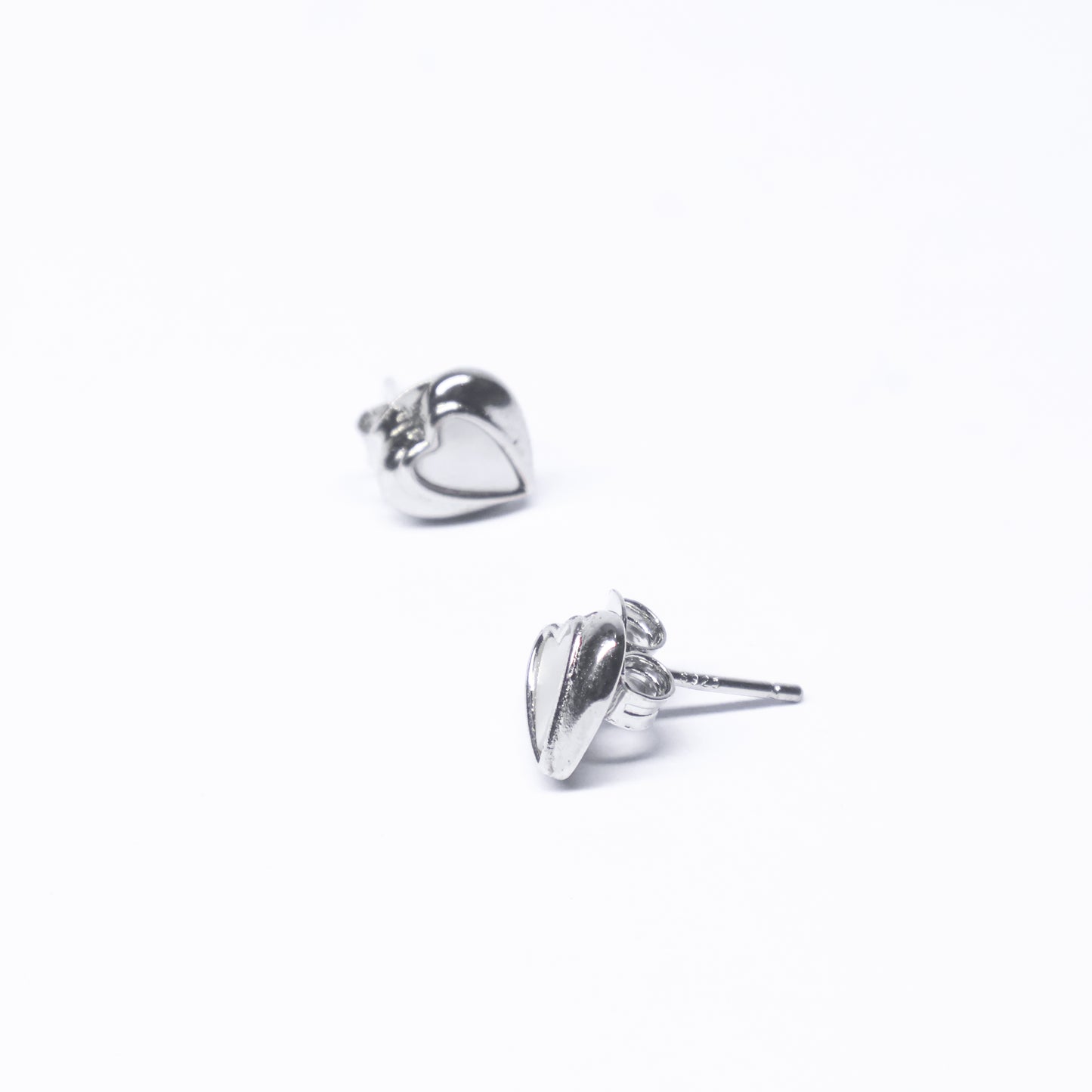SWEETHEART SILVER STUDS