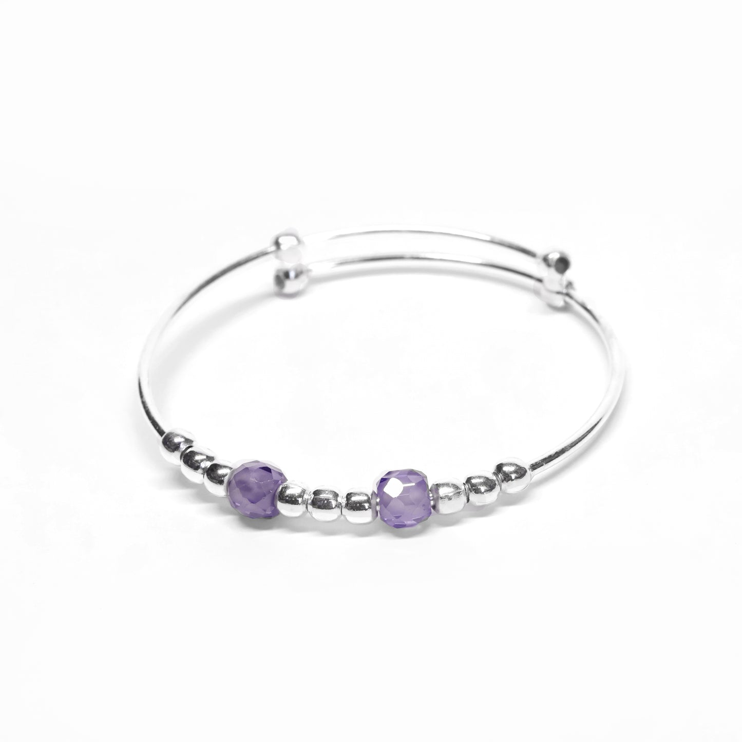 AMETHYST TODDLER SILVER KADA