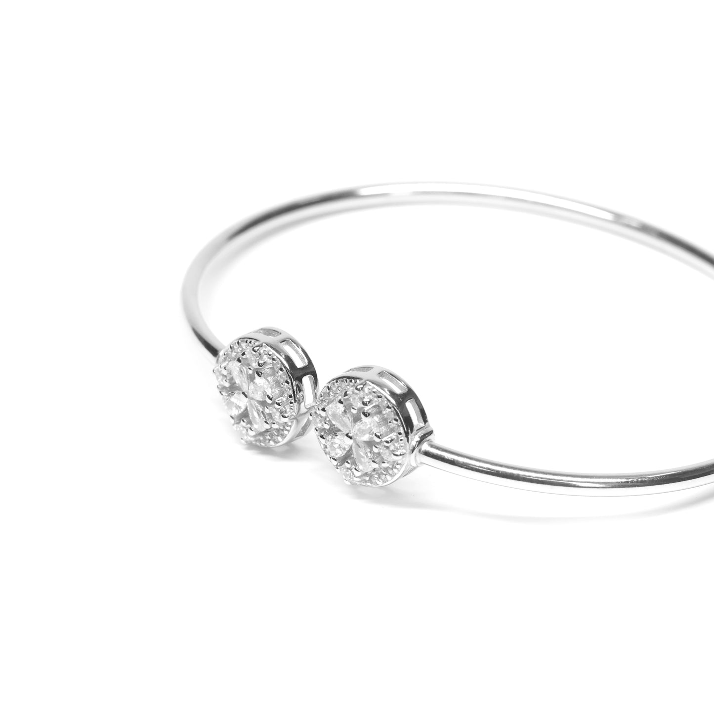 ZOE SILVER CUFF BRACELET