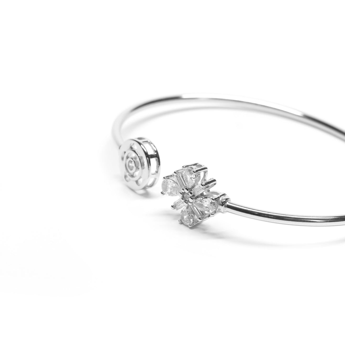 MELORA SILVER CUFF BRACELET