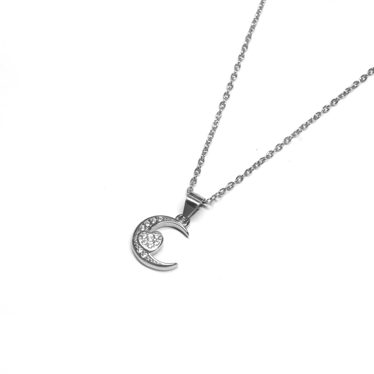 CHANDRA SILVER NECKLACE