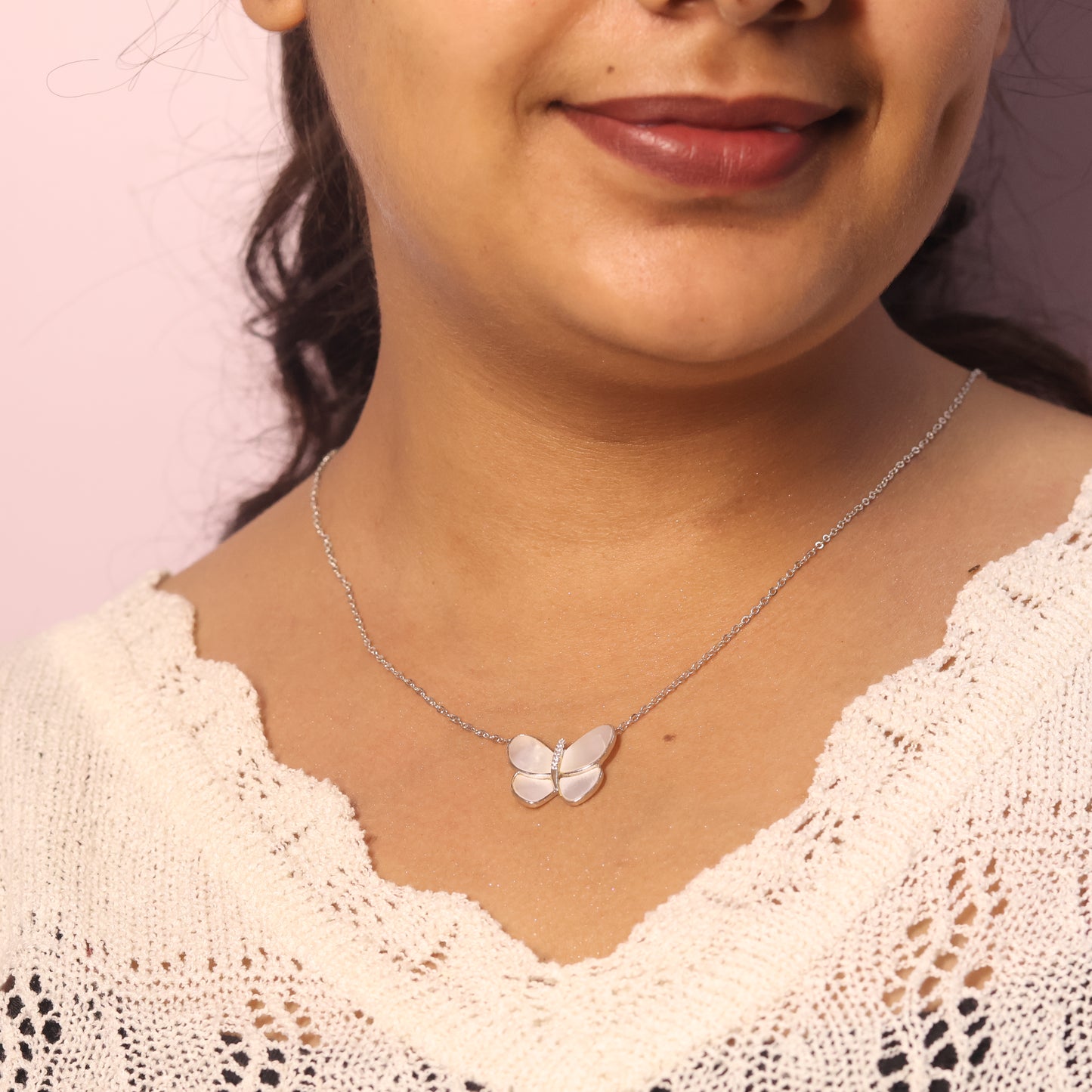 BIRDIE SILVER NECKLACE