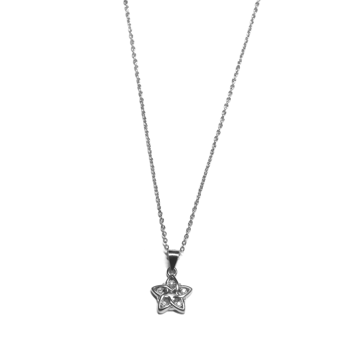 SKYLAR STAR SILVER NECKLACE