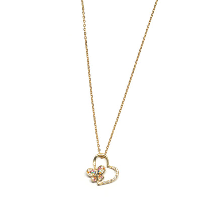 TACEY HEART GOLD NECKLACE