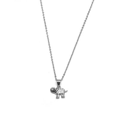 TUSKER SILVER NECKLACE