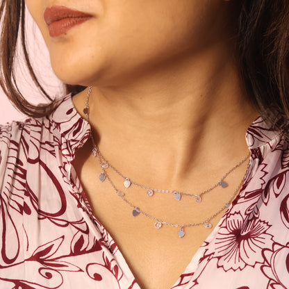 VALOR DOUBLE LAYERED NECKLACE